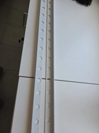 Perfil aluminio blanco nuevo 12 x 2600 mm Aluminio