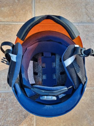 Casco de esquí Wed'ze azul con visera