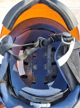 Casco de esquí Wed'ze azul con visera