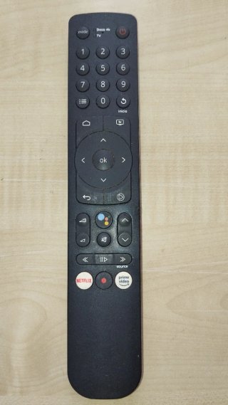 Mando a distancia Deco 4k TV Negro