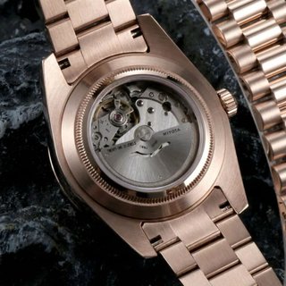 Seiko DayDate Oro Rosa Verde 36/39mm