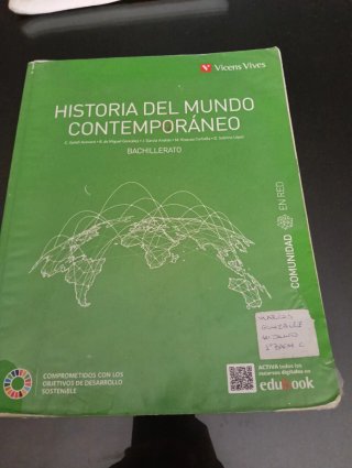 Historia del mundo contemporáneo 1 Bachillerato