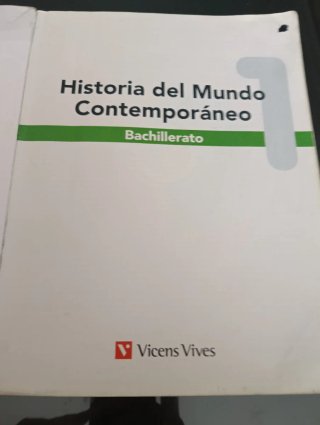 Historia del mundo contemporáneo 1 Bachillerato