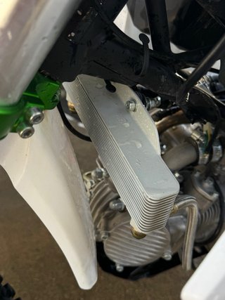 Moto Pit Bike 155Z Blanca y Verde oferta