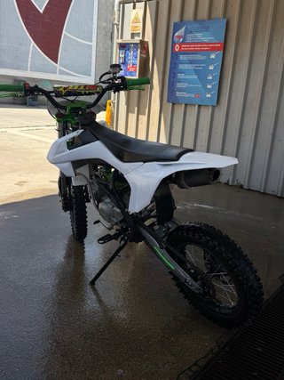 Moto Pit Bike 155Z Blanca y Verde oferta