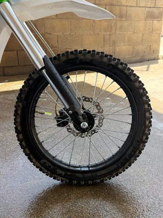 Moto Pit Bike 155Z Blanca y Verde oferta