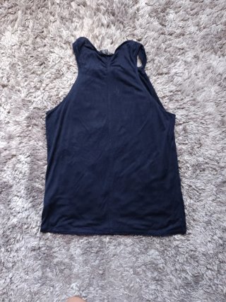 Top halter negro Massimo Dutti