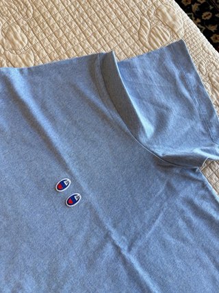 Camiseta Zara x Champion Azul
