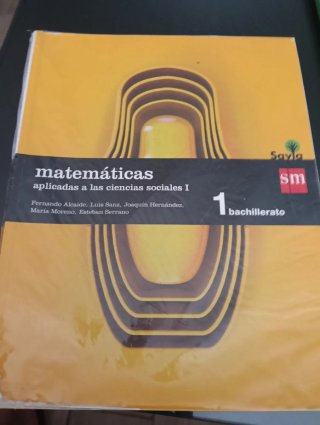 Matemáticas aplicadas a las ciencias sociales I...
