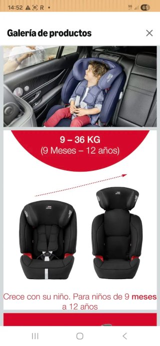 Silla Coche Britax Römer Evolva 1-2-3 SICT