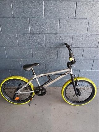 BICICLETA BMX 20 PULGADAS 520 WIPE GRIS AMARILLO