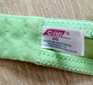 Sujetador verde Gaiy talla 34B