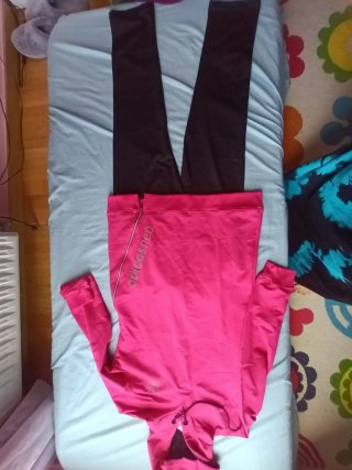 Chándal Adidas Negro y Rosa