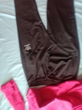 Chándal Adidas Negro y Rosa