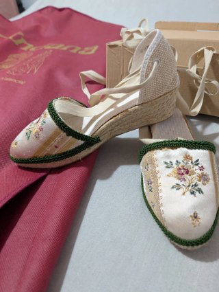Zapatos estilo huertana / alpargatas valencianas