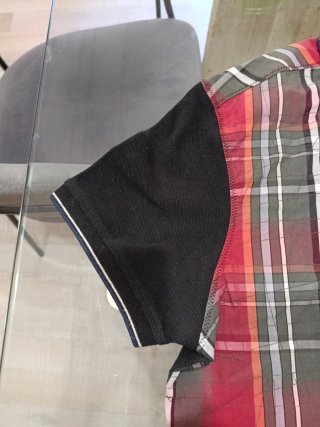 Polo Desigual manga corta cuadros
