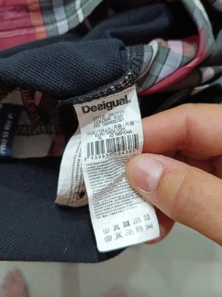 Polo Desigual manga corta cuadros