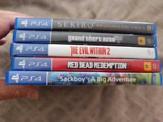 Pack 4 Juegos PS4: Sackboy, RDR, Evil Within, Seki