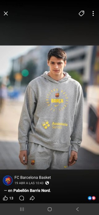 Sudadera Nike FC Barcelona Gris