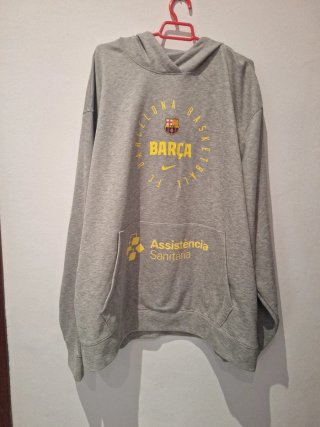 Sudadera Nike FC Barcelona Gris