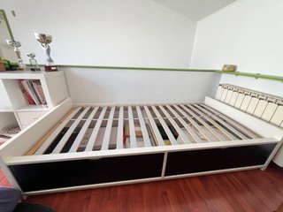 Estructura de cama 90x200 con cajones