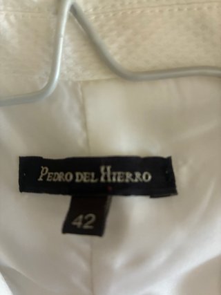 Vestido Pedro del Hierro Blanco