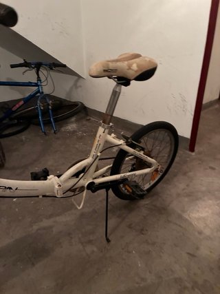Bicicleta Plegable Blanca