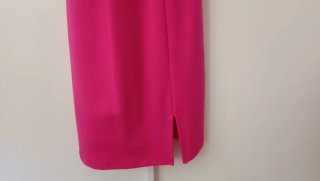 Vestido corto fucsia Stradivarius Talla XS