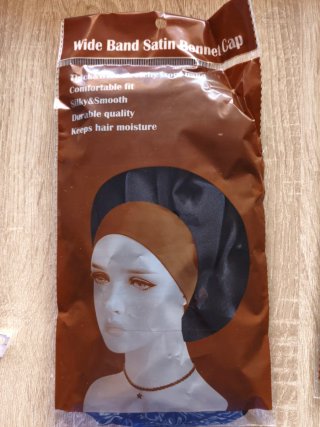 2 Gorros de satén para pelo rizado