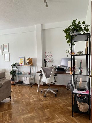 Salón completo estilo nórdico | Sofá, mesa, escrit