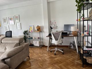 Salón completo estilo nórdico | Sofá, mesa, escrit