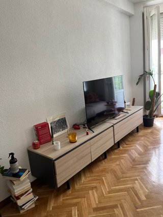 Salón completo estilo nórdico | Sofá, mesa, escrit