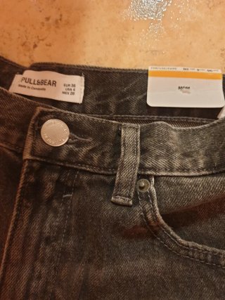 Mom shorts vaqueros NUEVOS mujer Pull&Bear grises