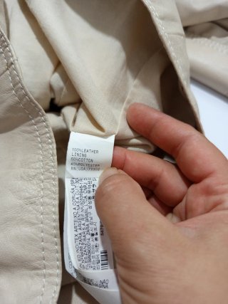 Chaqueta Piel Zara Talla S