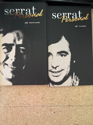 13 Libros con Disco Serrat Personal