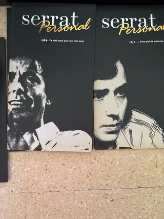 13 Libros con Disco Serrat Personal