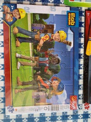 Puzzles Cars y Bob el Constructor + Juego Electro