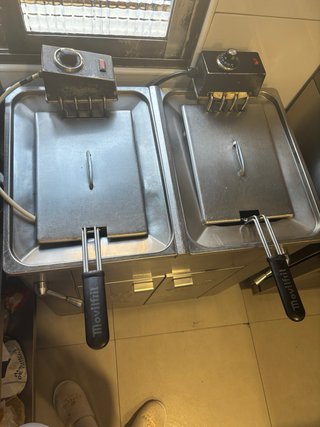Freidora doble seno profesional