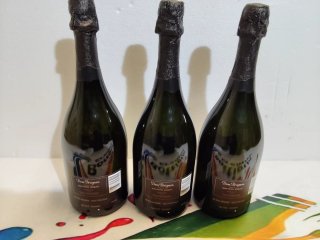 3 Bottiglie Vuote Dom Pérignon Jean Michel B.
