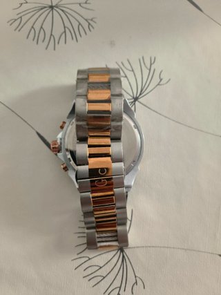 Reloj Gc Hombre Oro y Plata