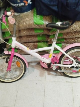 Bicicleta infantil rosa