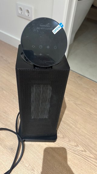 Calefactor estufa Eléctrico Negro