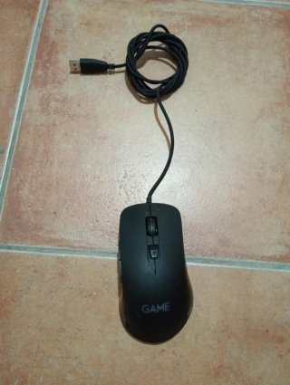 Ratón Gaming Game Negro USB