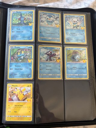 Cartas Pokemon 25 Aniversario McDonald's