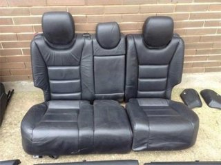 Asientos piel porsche cayenne negro 9p