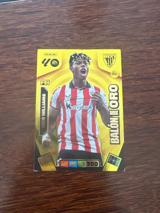 Nico Williams Balón de Oro Panini 469