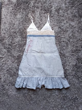 Vestido  Desigual con ganchillo