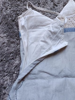 Vestido  Desigual con ganchillo