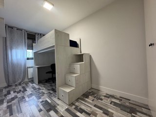 Cama Tren Juvenil con Escritorio y Escalera