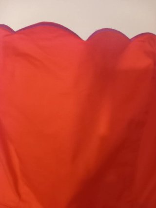 Vestido palabra de honor Ted Baker rojo